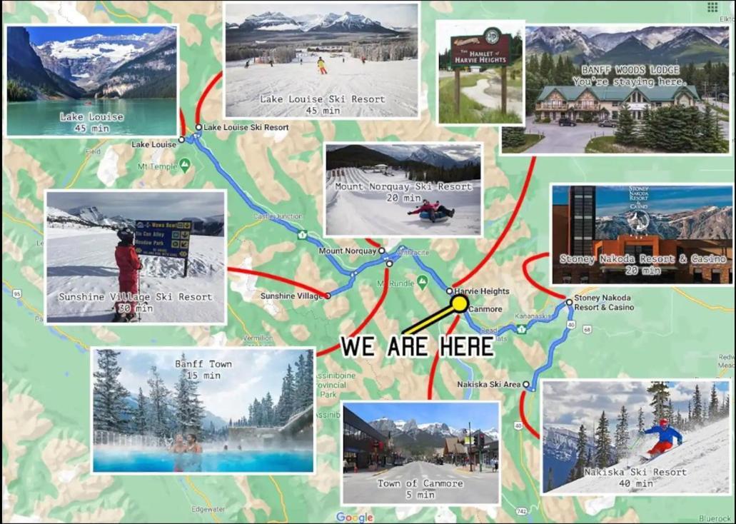 Mountainview -Privatechalet Sleep7- 5Min To Dt Vacation Home Canmore Eksteriør bilde